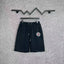 Chrome Hearts Black & Pink Horseshoe Cross Logo Sweatshorts