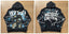 Mixed Emotion Black Zip Hoodie – White Skull Graffiti Print