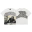 Mixed Emotion White Tee – Emotion Zombie Grave Print