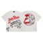 Mixed Emotion White Tee – Emotional Closet Cupid Print