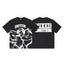 Mixed Emotion Black Tee – White Emotion Cupid Print