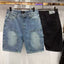 Mixed Emotion Black Denim Shorts – Gothic Emotion Label