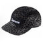 Supreme Grey Leopard Print Velvet Box Logo 5-Panel Camp Cap