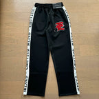 Mixed Emotion Cupid Angel Print Zip‑Up Track Jacket