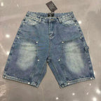 Mixed Emotion Black Denim Shorts – Gothic Emotion Label