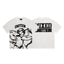 Mixed Emotion White Tee – Black Emotion Cupid Print