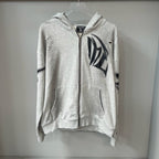 Mixed Emotion Grey Hoodie – Black Art Font Back Print