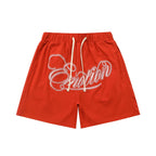 Mixed Emotion Casual Shorts – Script Emotion Print